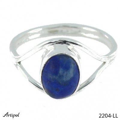 Ring 2204-LL with real Lapis lazuli