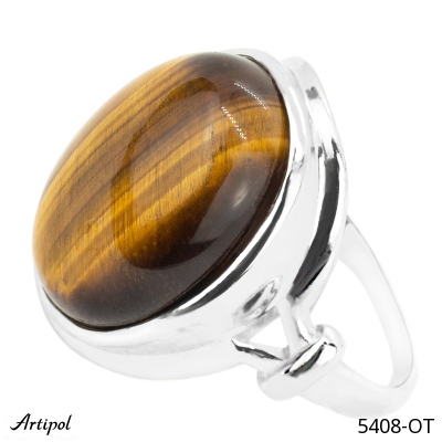 Ring 5408-OT with real Tiger's eye