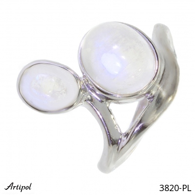 Ring 3820-PL with real Moonstone