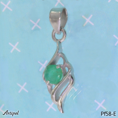 Pendant PF58-E with real Emerald