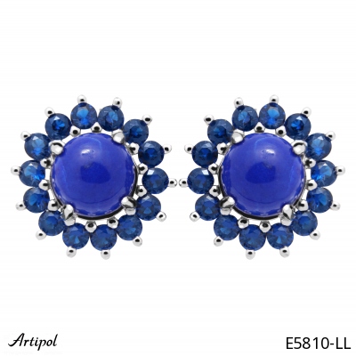 Earrings E5810-LL with real Lapis lazuli