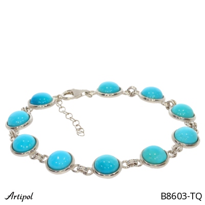 Bracelet B8603-TQ with real Turquoise