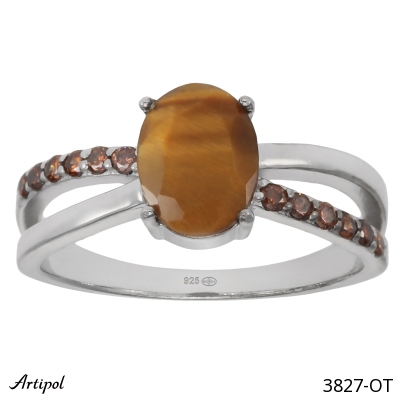 Ring 3827-OT with real Tiger's eye
