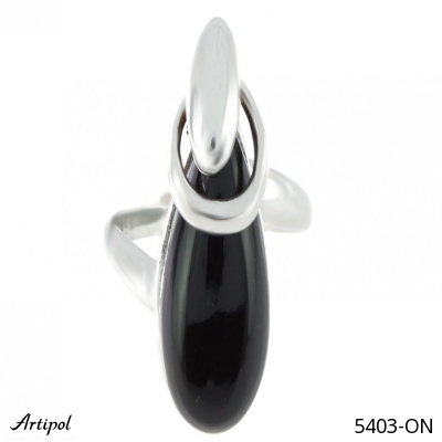 Ring 5403-ON with real Black Onyx