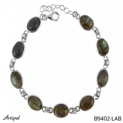 Bracelet réglable Labradorite - Les merveilles de Polly